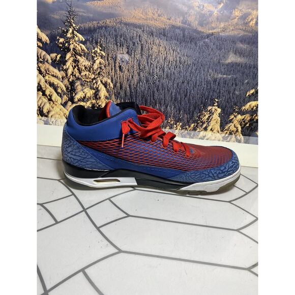 Nike Air Jordan Flight Club 80 Mens Basketball Shoes 599583-401 Blue Red 13 main image 6